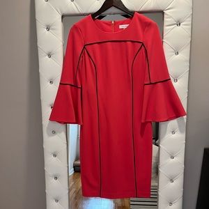 Calvin Klein pink cocktail dress